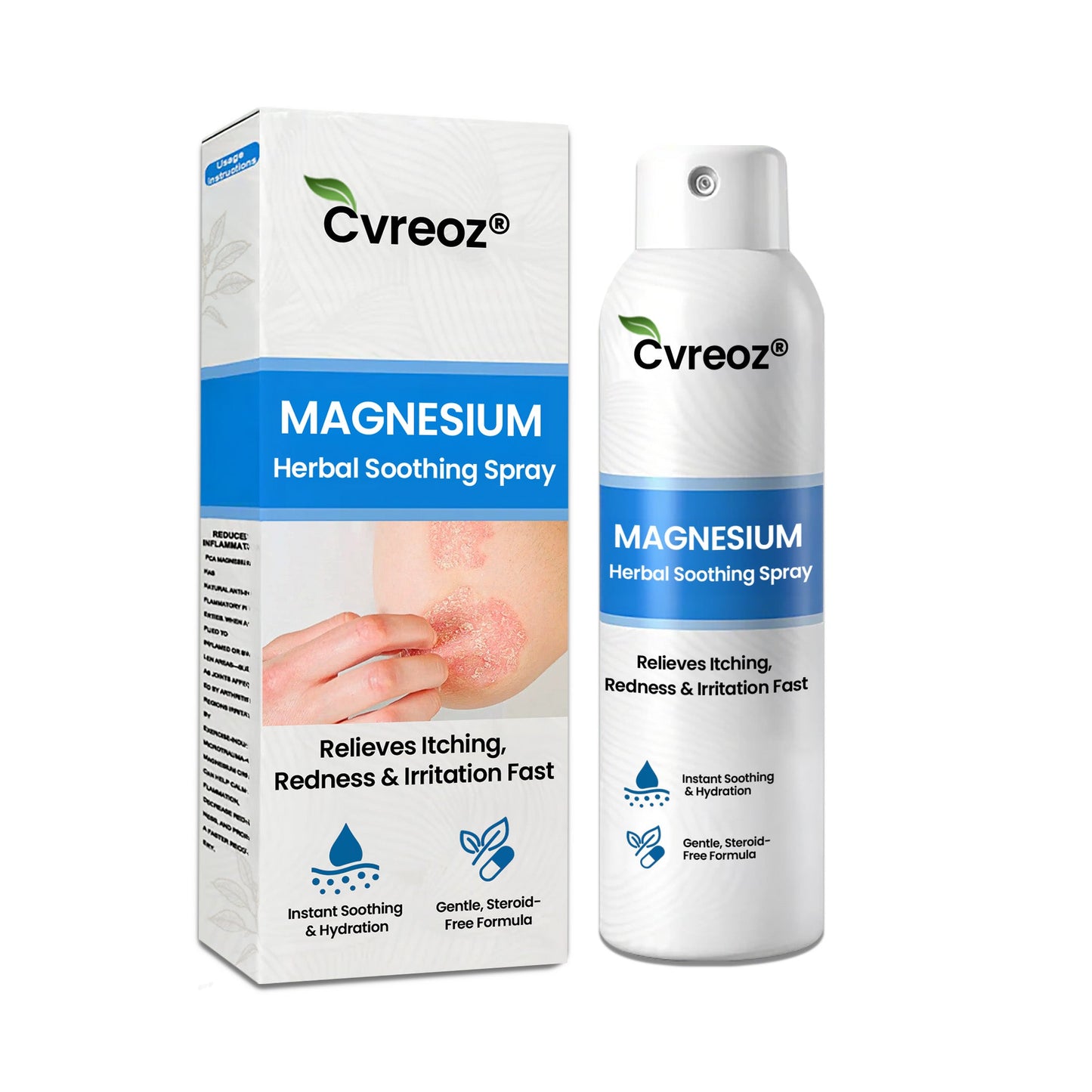 ✅ Official Store: Cvreoz® Magnesium Herbal Psoriasis Spray ⚕️ FDA Certified