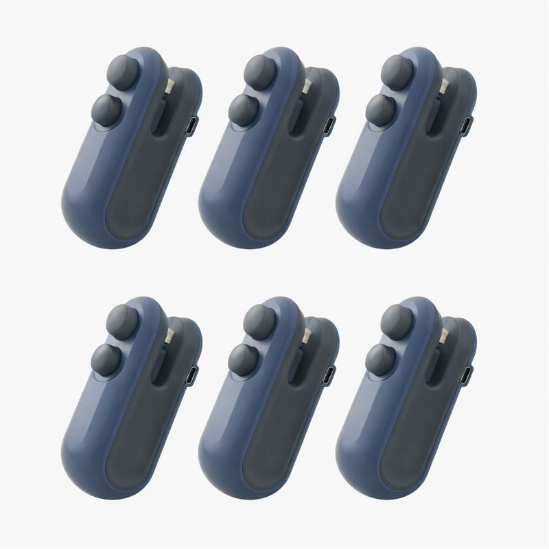 KUBOZN® 2-in-1 Mini Bag Sealer & Cutter | USB Rechargeable Heat Sealer (offer)