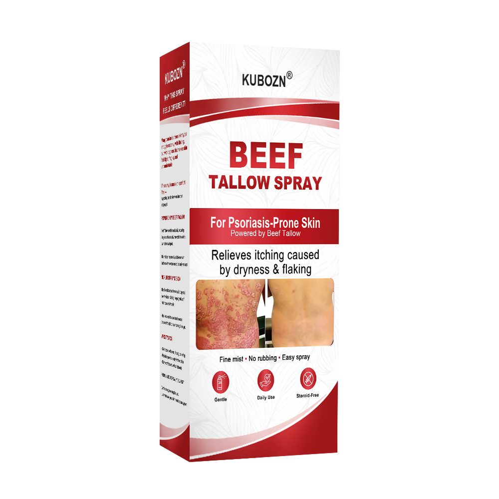 KUBOZN® Beef Tallow Spray for Itchy, Flaky Psoriasis Skin