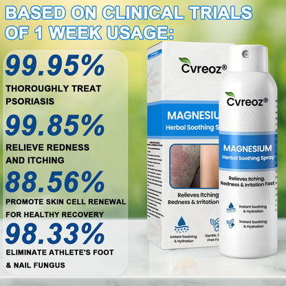 Cvreoz® Magnesium Herbal Psoriasis Spray – Fast, Gentle Relief