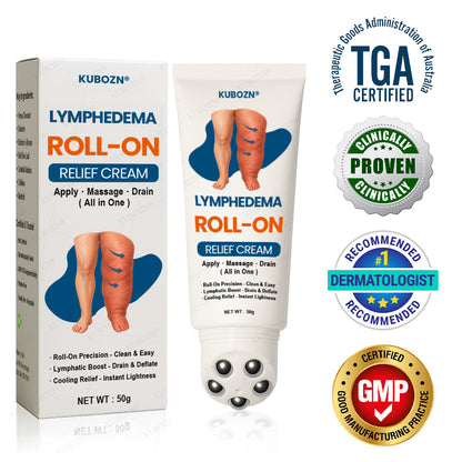 KUBOZN® Roll-On Cream for Lymphatic Drainage & Swelling Relief