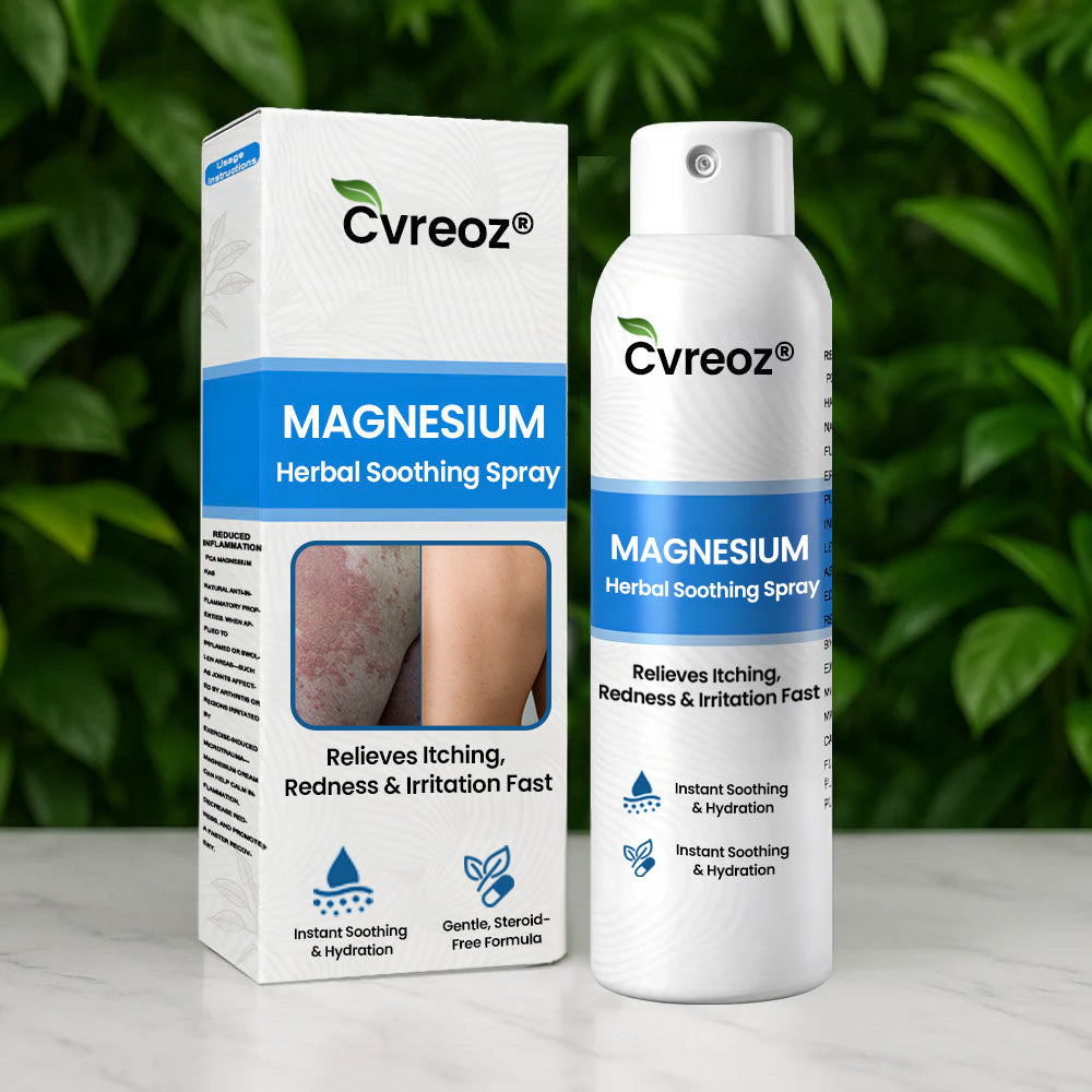 Cvreoz® Magnesium Herbal Psoriasis Spray – Fast, Gentle Relief