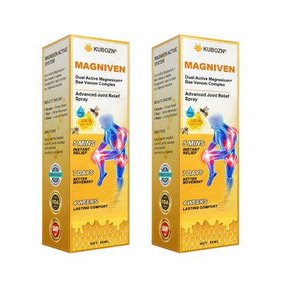 AU🏅  KUBOZN® MagniVen Magnesium & Bee Venom Joint Spray – 5 Min Relief · 7 Day Mobility · 4 Week Comfort