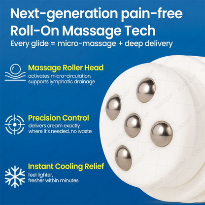 KUBOZN® Roll-On Pump Cream for Lymphatic Drainage & Swelling Relief