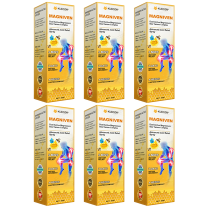 AU🏅  KUBOZN® MagniVen Magnesium & Bee Venom Joint Spray – 5 Min Relief · 7 Day Mobility · 4 Week Comfort