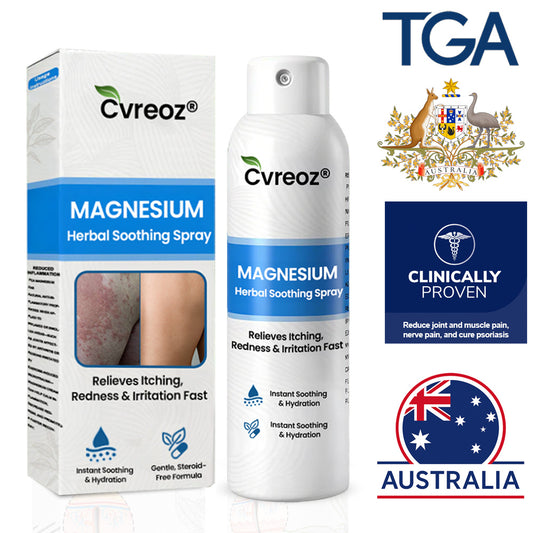 Cvreoz® Magnesium Herbal Psoriasis Spray – Fast, Gentle Relief