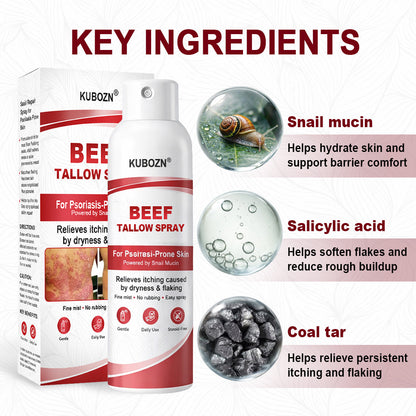KUBOZN® Beef Tallow Spray for Itchy, Flaky Psoriasis Skin (offer)