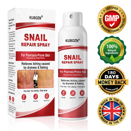 KUBOZN® Snail Repair Spray for Itchy, Flaky Psoriasis Skin (offer)