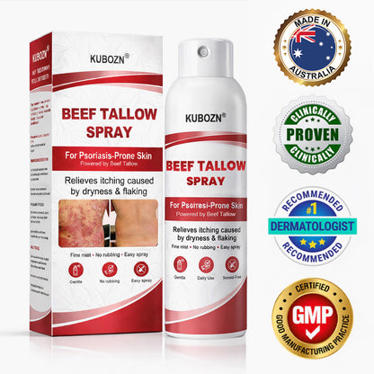 KUBOZN® Beef Tallow Spray for Itchy, Flaky Psoriasis Skin 1
