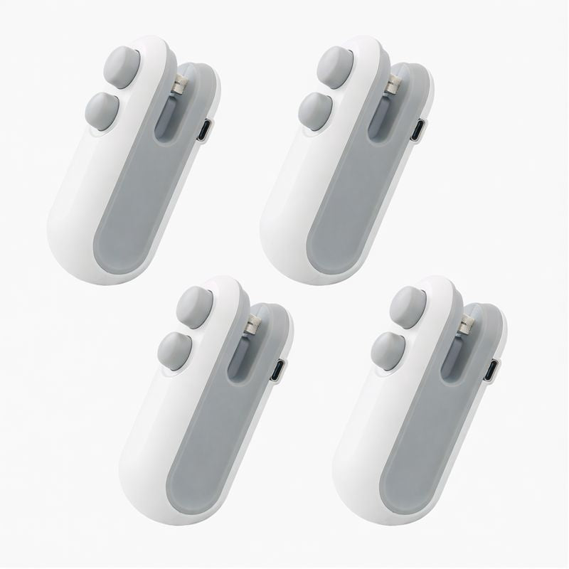 KUBOZN®  2-in-1 Mini Bag Sealer & Cutter | USB Rechargeable Heat Sealer (offer)