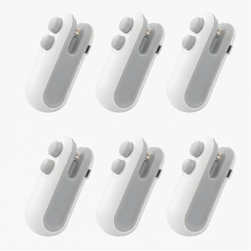 KUBOZN®  2-in-1 Mini Bag Sealer & Cutter | USB Rechargeable Heat Sealer (offer)