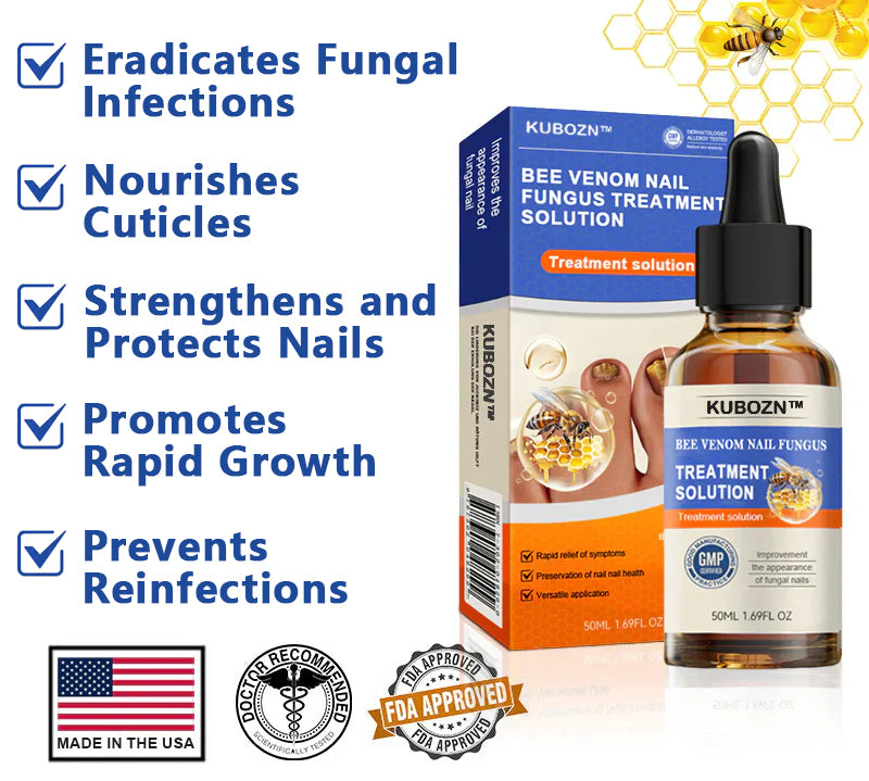 KUBOZN® Bee Venom Nail Fungus Treatment Solution👣