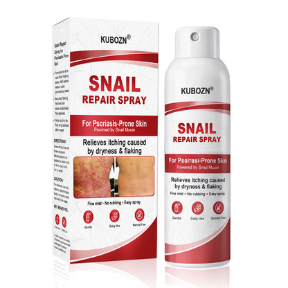 KUBOZN® Snail Repair Spray for Itchy, Flaky Psoriasis Skin (offer)