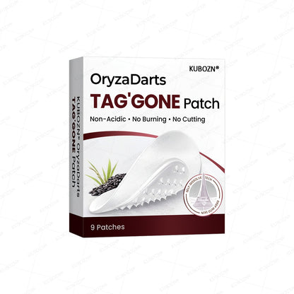 KUBOZN® OryzaDarts TAG’GONE Patch✨Pain-Free Root-Level Removal Powered by Black Rice MicroDarts. (Offer)