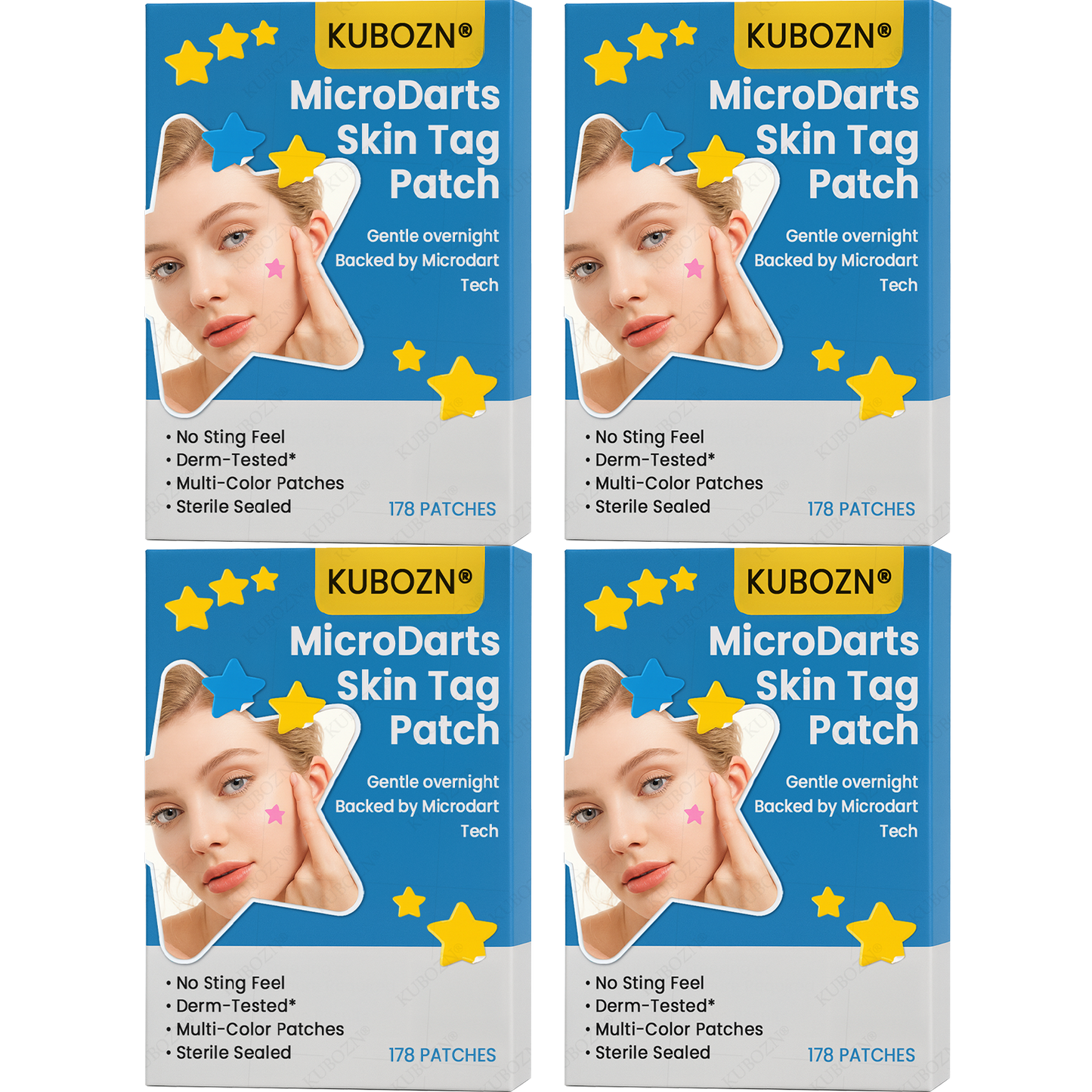 ✨ KUBOZN® MicroDarts Skin Tag Patch – Fun Shapes Edition for Gentle Care 🅱︎
