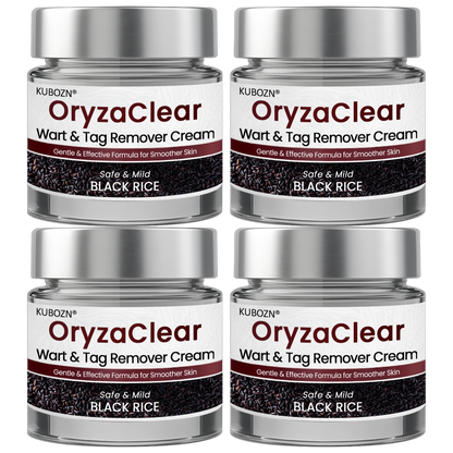 ⭐ KUBOZN® OryzaClear – Black Rice Power Cream for Skin Tags & Bumps · Gentle Plant-Based Softening Formula