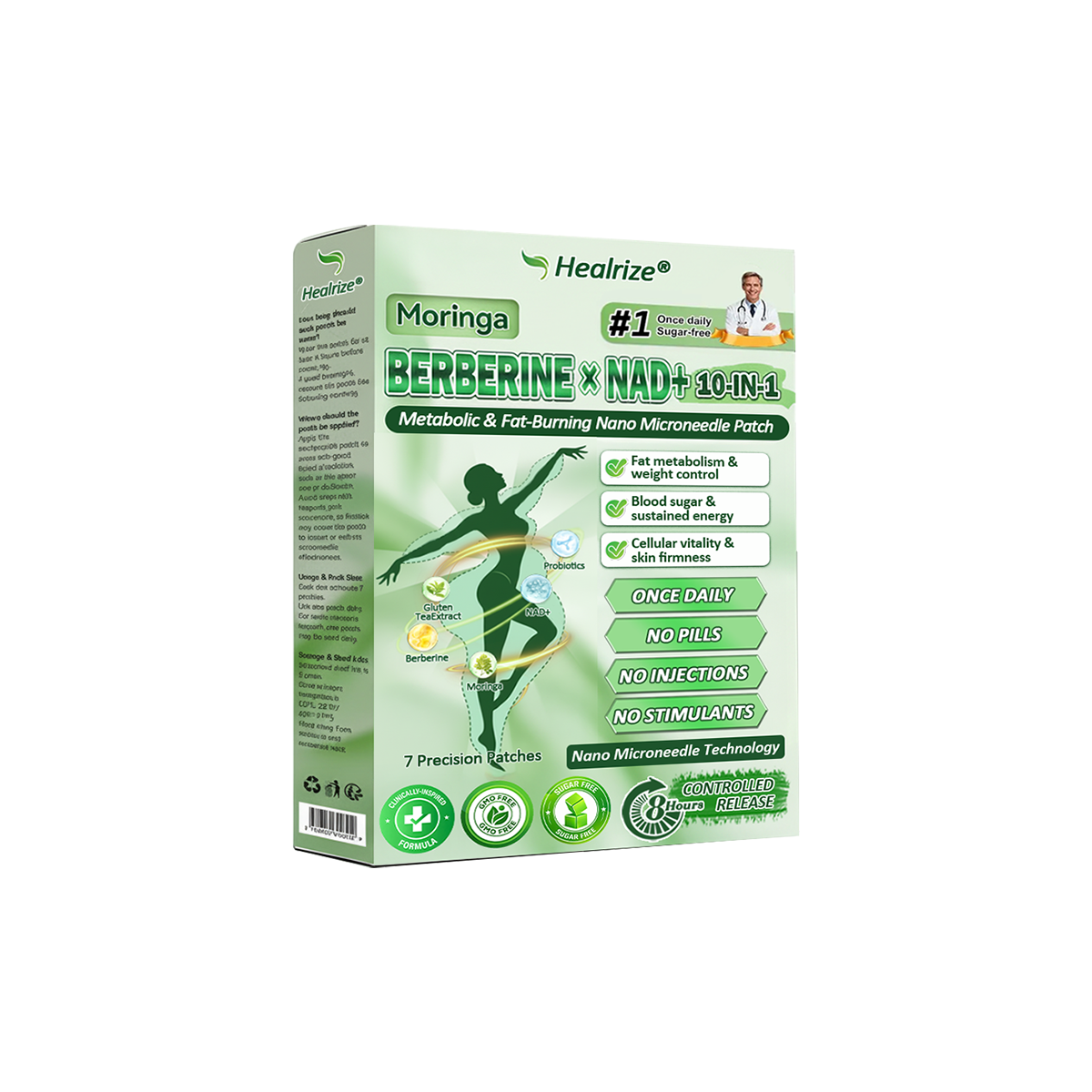 ✅𝗢𝗳𝗳𝗶𝗰𝗶𝗮𝗹 𝗦𝘁𝗼𝗿𝗲 | Healrize® 𝙈𝒐𝒓𝒊𝒏𝒈𝗮 · 𝗕𝗲𝗿𝗯𝐞𝐫𝐢𝐧𝙚 × 𝙉𝑨𝑫+ 𝟏𝟎-𝙞𝙣-1 𝘼𝒅𝒗𝒂𝒏𝒄𝒆𝐝 𝐍𝐚𝐧𝙤 𝙈𝙞𝙘𝙧𝙤𝙣𝒆𝒆𝒅𝒍𝐞 𝐏𝐚𝐭𝙘𝙝(𝗝𝘂𝘀𝘁 𝗼𝗻𝗰𝗲 𝗮 𝗱𝗮𝘆, 𝘃𝗶𝘀𝗶𝗯𝗹𝗲 𝗿𝗲𝘀𝘂𝗹𝘁𝘀 𝗶𝗻 𝟳 𝗱𝗮𝘆𝘀)