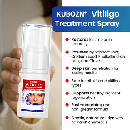 🌿KUBOZN® Vitiligo Repigmentation Spray — Visible Results in 7 Days, Steroid-Free