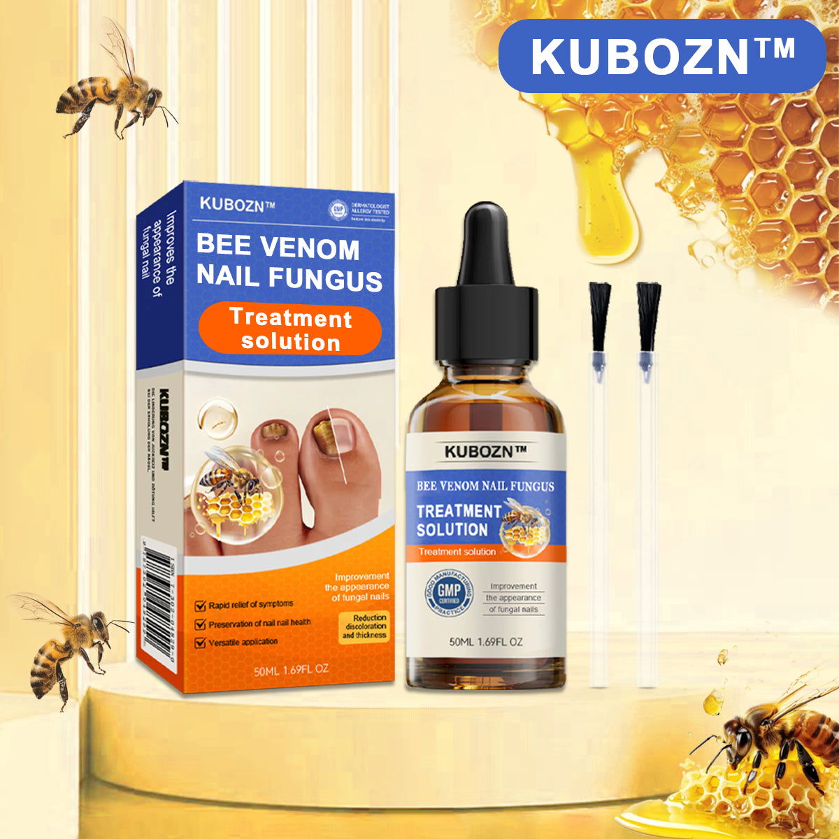 KUBOZN™ Bee Venom Nail Fungus Treatment Solution👣